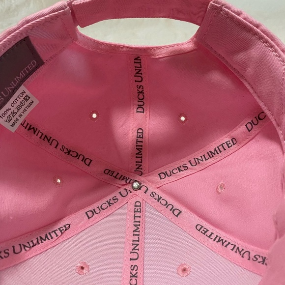 Pink Duck Unlimited Baseball Cap - Picture 6 of 6